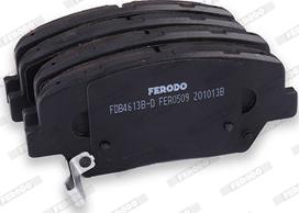 Ferodo FDB4613B-D - Тормозные колодки, дисковые, комплект unicars.by