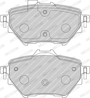 Ferodo FDB4680-D - Тормозные колодки, дисковые, комплект unicars.by