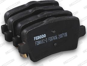 Ferodo FDB4682-D - Тормозные колодки, дисковые, комплект unicars.by