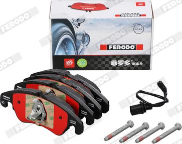 Ferodo FDB4044-S - Тормозные колодки, дисковые, комплект unicars.by