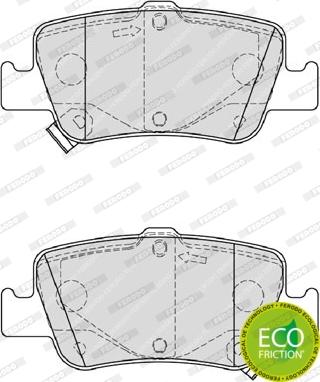 Ferodo FDB4048 - Тормозные колодки, дисковые, комплект unicars.by