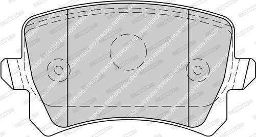 Ferodo FDB4058-D - Тормозные колодки, дисковые, комплект unicars.by