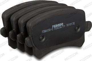 Ferodo FDB4058-D - Тормозные колодки, дисковые, комплект unicars.by