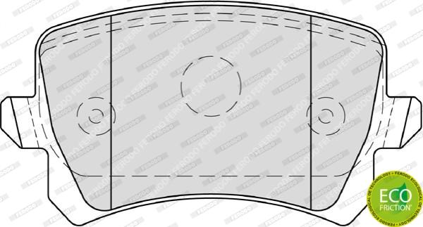 Ferodo FDB4058 - Тормозные колодки, дисковые, комплект unicars.by