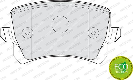 Ferodo FDB4058 - Тормозные колодки, дисковые, комплект unicars.by