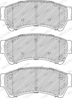 Ferodo FDB4062-D - Тормозные колодки, дисковые, комплект unicars.by