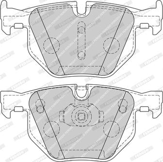 Ferodo FDB4067-D - Тормозные колодки, дисковые, комплект unicars.by