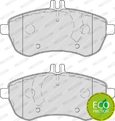 Ferodo FDB4199 - Тормозные колодки, дисковые, комплект unicars.by