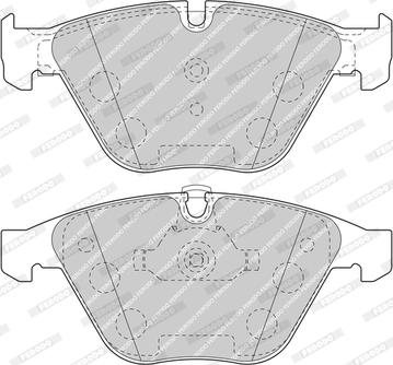 Ferodo FDB4191-D - Тормозные колодки, дисковые, комплект unicars.by