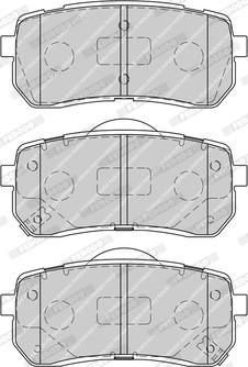 Ferodo FDB4114-D - Тормозные колодки, дисковые, комплект unicars.by