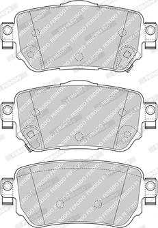 Ferodo FDB4842-D - Тормозные колодки, дисковые, комплект unicars.by