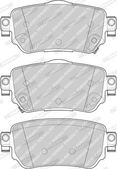 Ferodo FDB4842 - Тормозные колодки, дисковые, комплект unicars.by