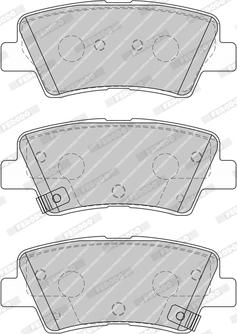 Ferodo FDB4833-D - Тормозные колодки, дисковые, комплект unicars.by