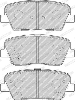 Ferodo FDB4391-D - Тормозные колодки, дисковые, комплект unicars.by