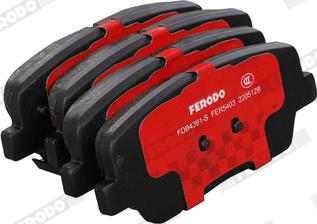 Ferodo FDB4391-S - Тормозные колодки, дисковые, комплект unicars.by