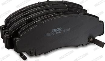 Ferodo FDB4356-D - Тормозные колодки, дисковые, комплект unicars.by