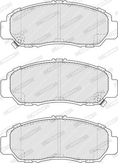 Ferodo FDB4356-D - Тормозные колодки, дисковые, комплект unicars.by