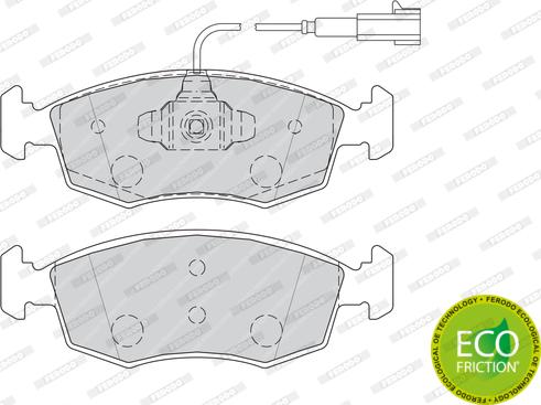 Ferodo FDB4353 - Тормозные колодки, дисковые, комплект unicars.by