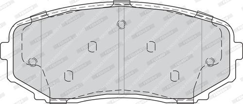 Ferodo FDB4365 - Тормозные колодки, дисковые, комплект unicars.by