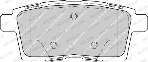 Ferodo FDB4366-D - Тормозные колодки, дисковые, комплект unicars.by