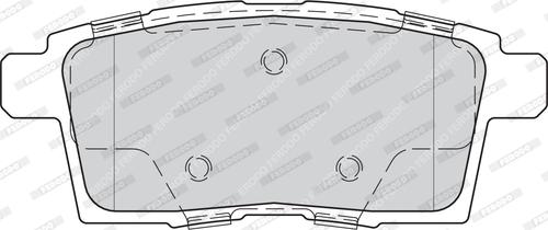 Ferodo FDB4366 - Тормозные колодки, дисковые, комплект unicars.by