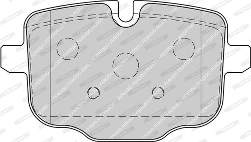 Ferodo FDB4381-D - Тормозные колодки, дисковые, комплект unicars.by