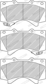 Ferodo FDB4229-D - Тормозные колодки, дисковые, комплект unicars.by