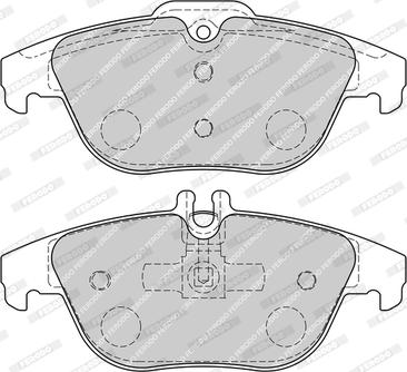 Ferodo FDB4220-D - Тормозные колодки, дисковые, комплект unicars.by