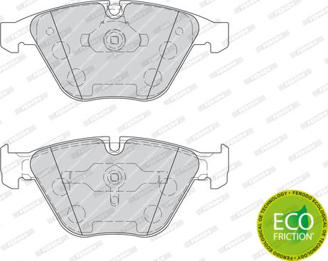 Ferodo FDB4221 - Тормозные колодки, дисковые, комплект unicars.by