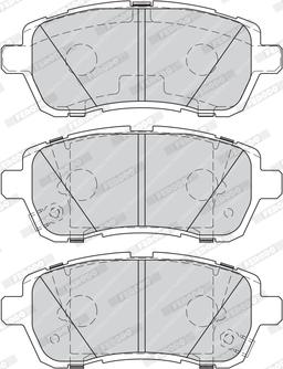 Ferodo FDB4279 - Тормозные колодки, дисковые, комплект unicars.by