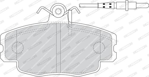 Ferodo FDB4754 - Тормозные колодки, дисковые, комплект unicars.by