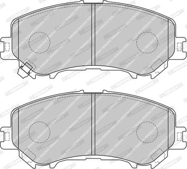 Ferodo FDB4755-D - Тормозные колодки, дисковые, комплект unicars.by