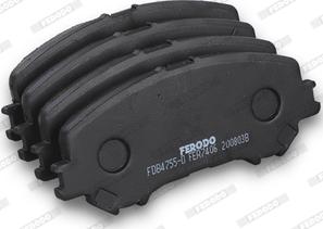 Ferodo FDB4755-D - Тормозные колодки, дисковые, комплект unicars.by