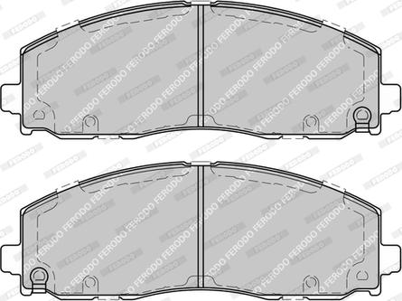 Ferodo FDB4785-D - Тормозные колодки, дисковые, комплект unicars.by