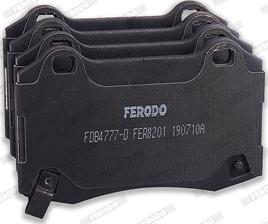 Ferodo FDB4777-D - Тормозные колодки, дисковые, комплект unicars.by