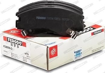 Ferodo FDB556-D - Тормозные колодки, дисковые, комплект unicars.by