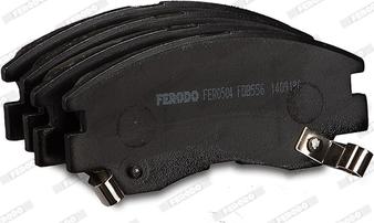 Ferodo FDB556-D - Тормозные колодки, дисковые, комплект unicars.by