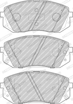 Ferodo FDB5039 - Тормозные колодки, дисковые, комплект unicars.by