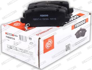 Ferodo FDB5073-D - Тормозные колодки, дисковые, комплект unicars.by