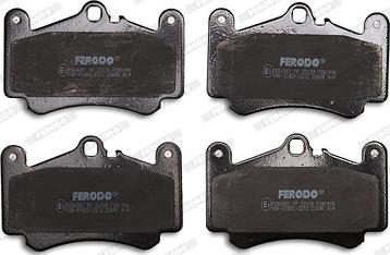 Ferodo FDB1998 - Тормозные колодки, дисковые, комплект unicars.by