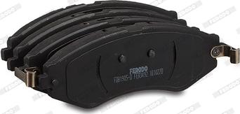 Ferodo FDB1905-D - Тормозные колодки, дисковые, комплект unicars.by