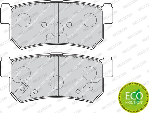 Ferodo FDB1937 - Тормозные колодки, дисковые, комплект unicars.by