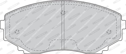 Ferodo FDB1445 - Тормозные колодки, дисковые, комплект unicars.by