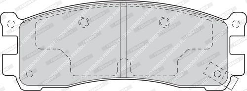 Ferodo FDB1446 - Тормозные колодки, дисковые, комплект unicars.by