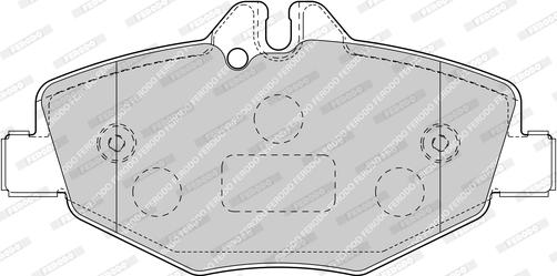 Magneti Marelli PF0318 - Тормозные колодки, дисковые, комплект unicars.by