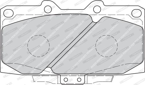 Ferodo FDB1433 - Тормозные колодки, дисковые, комплект unicars.by