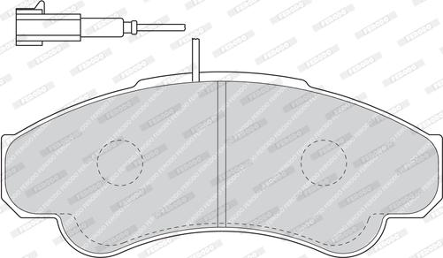 Ferodo FDB1479 - Тормозные колодки, дисковые, комплект unicars.by