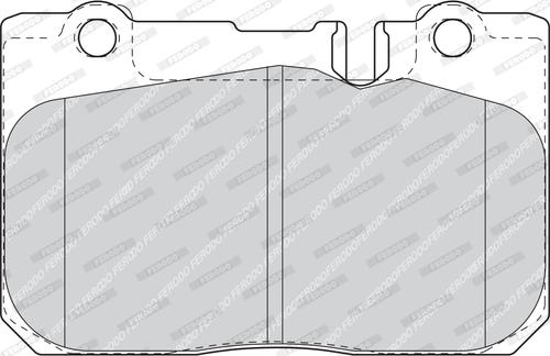 Ferodo FDB1554 - Тормозные колодки, дисковые, комплект unicars.by