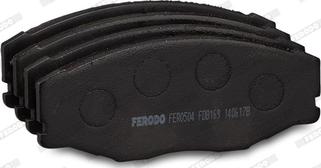 Ferodo FDB169-D - Тормозные колодки, дисковые, комплект unicars.by