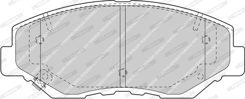 Ferodo FDB1658-D - Тормозные колодки, дисковые, комплект unicars.by